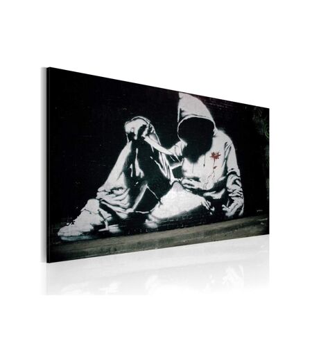 Paris Prix - Tableau Imprimé incognito Killer - Banksy 40x60cm