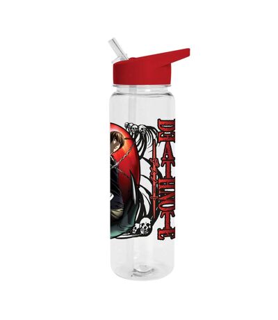Death Note Chains Of Fate Plastic Water Bottle (White/Red/Black) (One Size) - UTPM6994