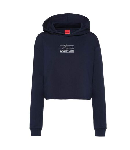 Sweat À Capuche Nemolia Femme Bleu Hugo