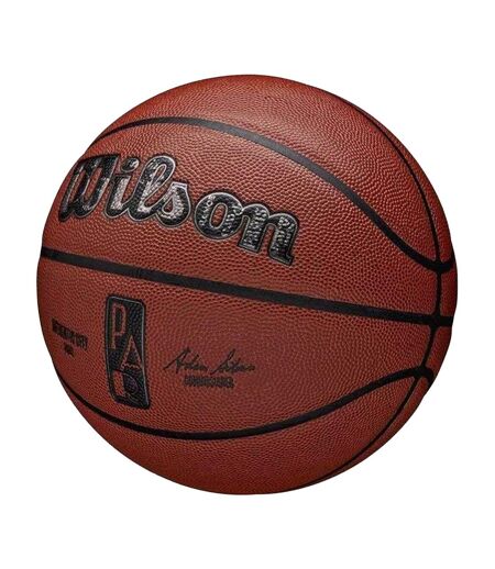 Ballon De Basket Motif/style Nba Authentic City Paris Taille 7 Marron Wilson