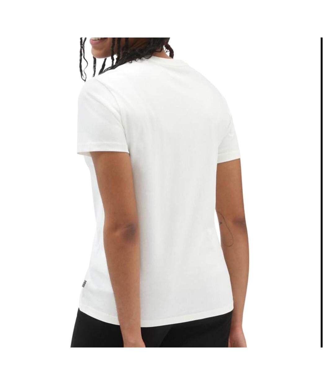 T-shirt Blanc Femme Vans Day - M-2