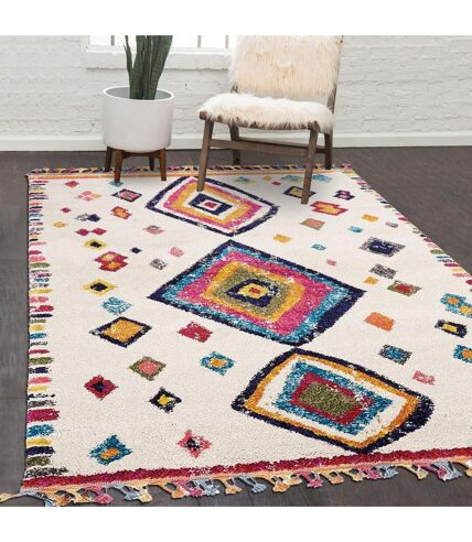 Tapis berbère tissé motif ethnic OURIKA 4