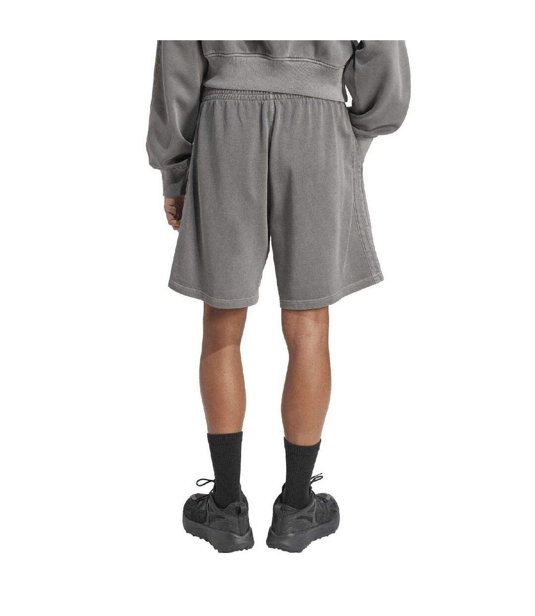 Mens Washed Shorts Black Adidas-3