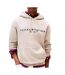 Sweat à capuche beige homme tommy hilfiger logo hoodies-1