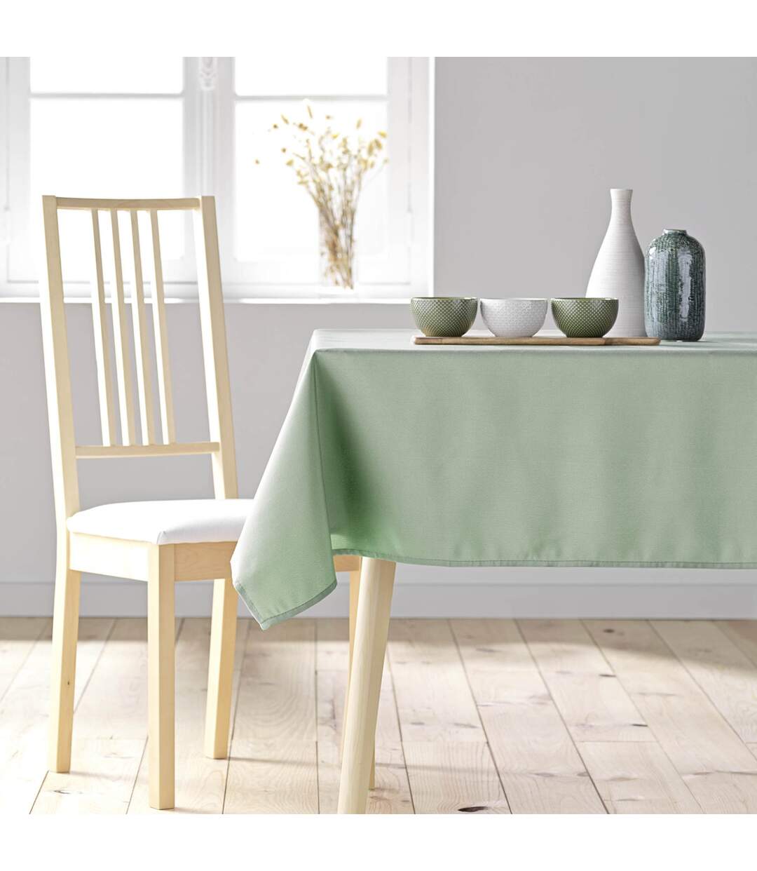 Nappe Antitache Essentiel 140x200cm Vert Sauge-1
