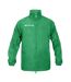 Mens Rain Basico Waterproof Jacket Green Givova-2
