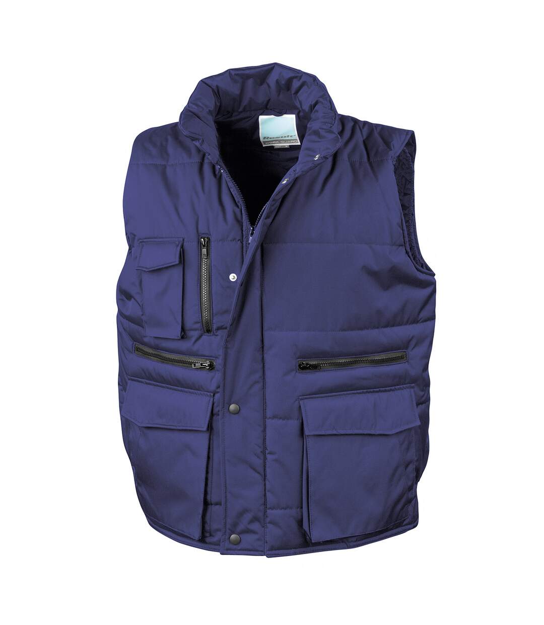 Veste Sans Manches Lance Homme Bleu Roi WORK-GUARD By Result-1