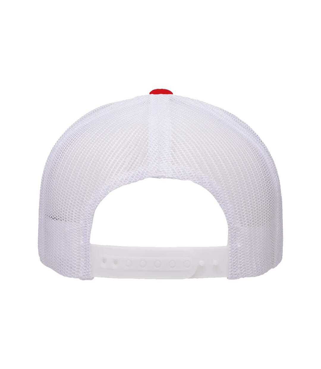 Casquette Trucker Retro Rouge Blanc Flexfit-2