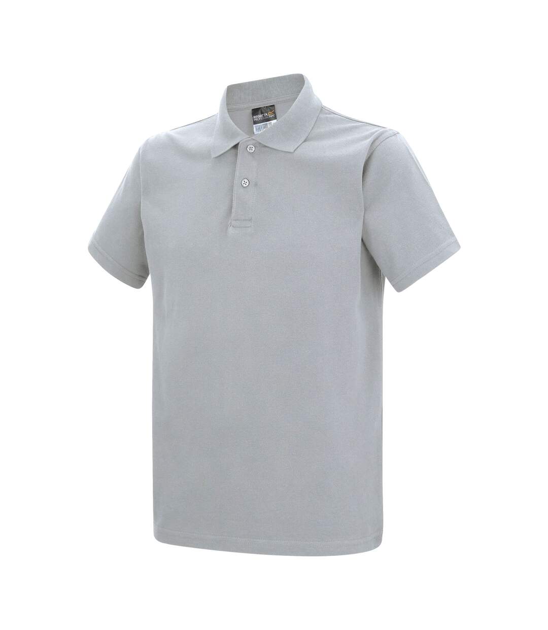 Polo Uni Manches Courtes Homme Gris Chiné Regatta Professional-4