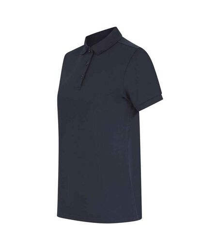 Henbury Womens/Ladies Recycled Polyester Polo Shirt (Navy)