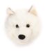 Peluche trophée mural Polaire Loup blanc Lucy-1