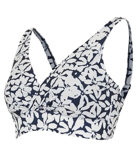 Haut De Maillot De Bain Paloma Femme Bleu Marine Blanc Regatta