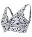 Haut De Maillot De Bain Paloma Femme Bleu Marine Blanc Regatta-4