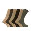 6 Paires Chaussettes en 100% Coton Homme Fines-1