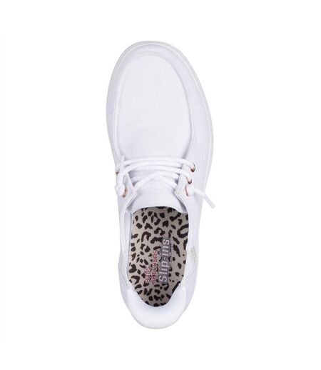 Baskets Skipcute Femme Blanc Skechers