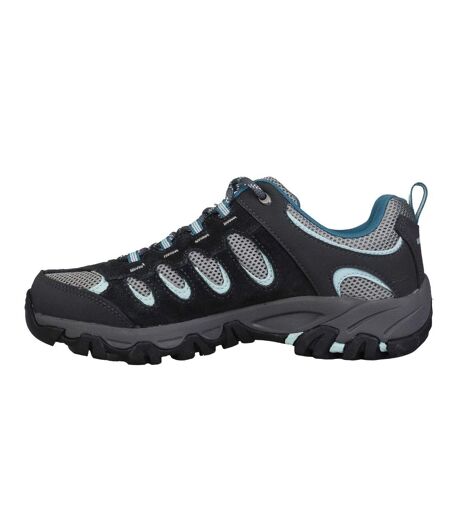 Womens/ladies Suede Walking Shoes Grey Merrell