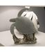 Statuette Déco Tortue Sparky 22cm Argent-5