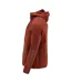 Mens Customised Hooded Fleece Jacket Autumn Red Mascot-4