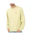 Sweat jaune homme calvin klein jeans ls 350terry-1