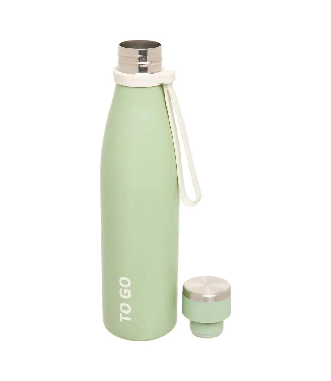 Bouteille Isotherme Avec Anse To Go 0,65L Vert-2