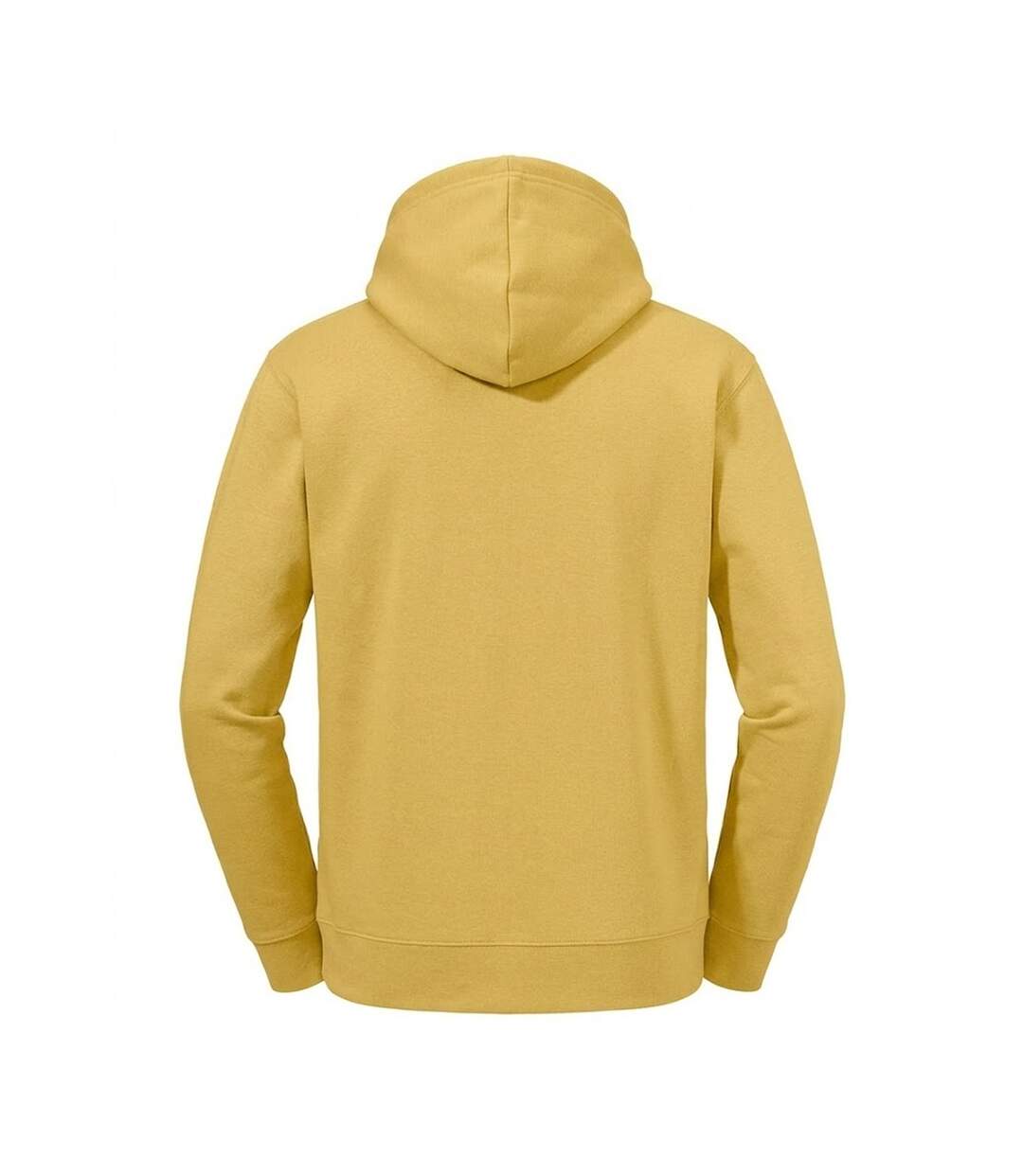 Mens Authentic Hoodie Mustard Yellow Russell-2
