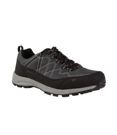 Regatta Mens Samaris Lite II Low Walking Boots (Black/Dark Steel) - UTRG9420
