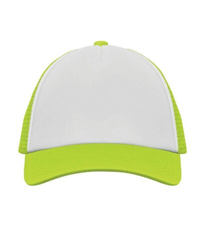 Casquette Trucker Bubble Blanc Jaune Néon MidOcean