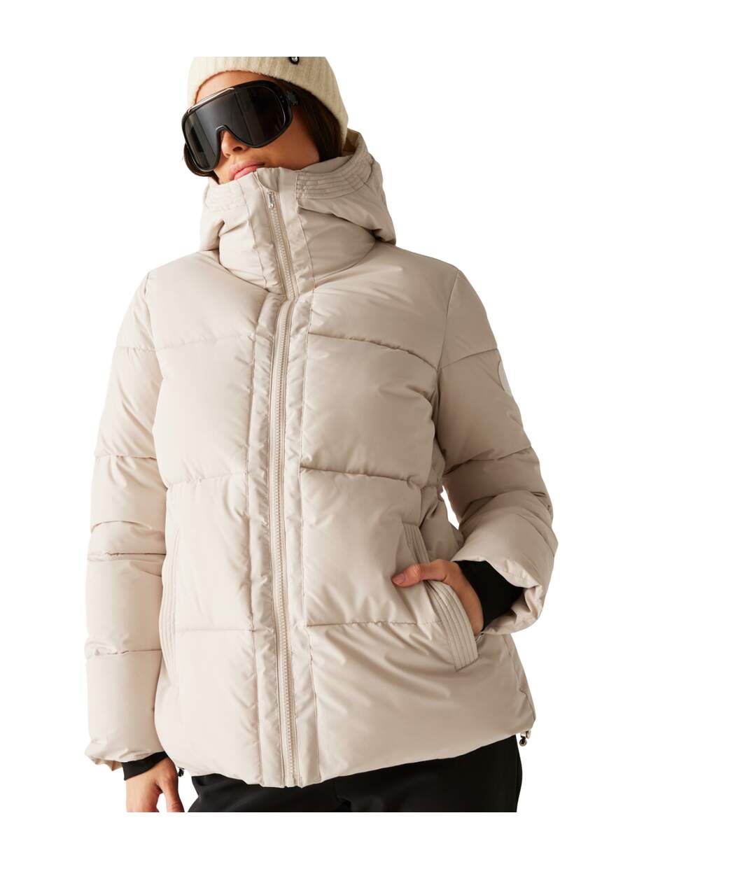 Blouson De Ski Milleu Femme Beige Pâle Dare 2B-1
