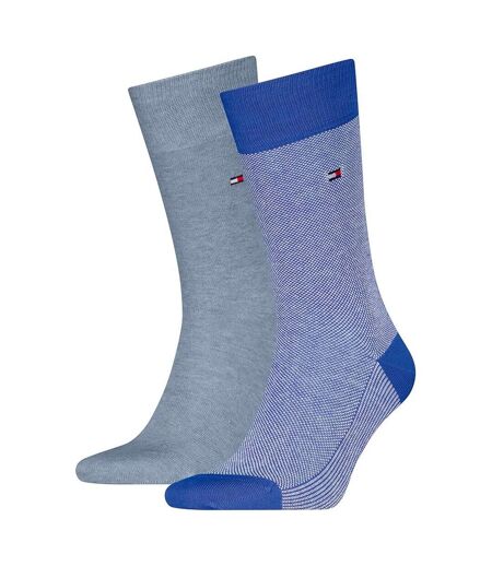 Chaussettes Motif/style Uni Homme Bleu Marine Gris Tommy Hilfiger