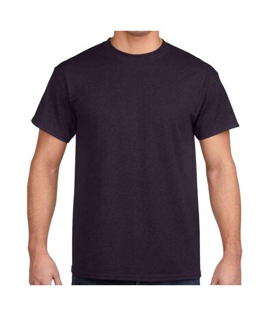 Mens heavy cotton t-shirt blackberry Gildan