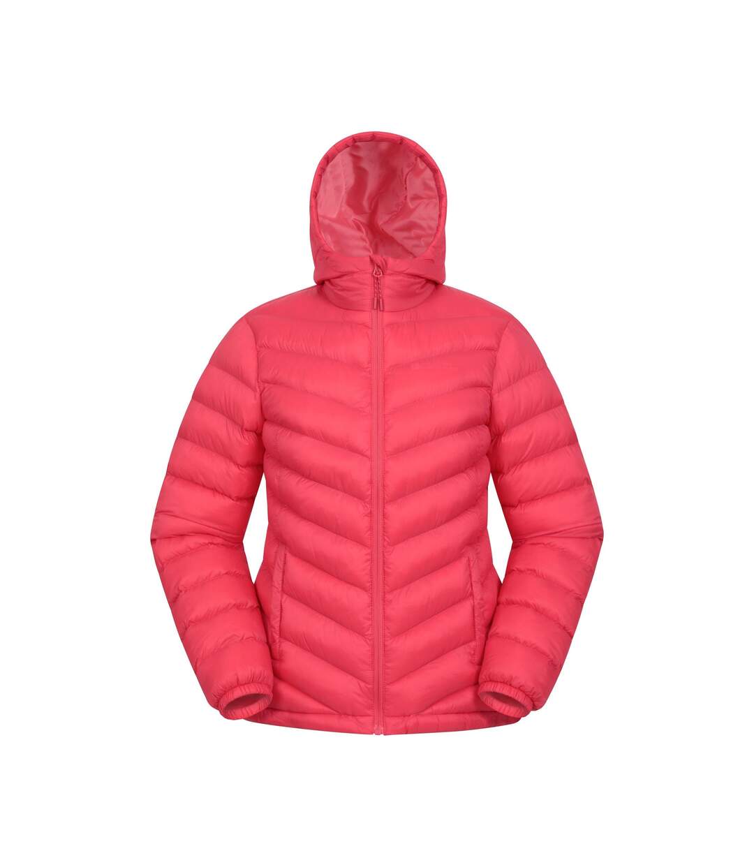 Doudoune matelassée seasons femme rouge corail vif Mountain Warehouse-1