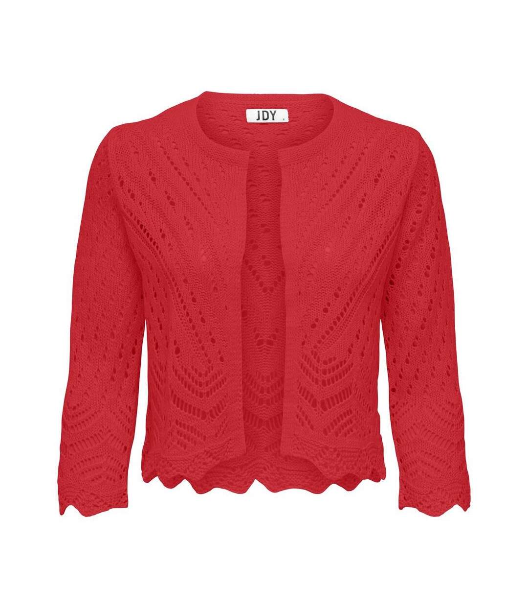 Cardigan rouge femmejdy sun 3/4 cropped - s-1