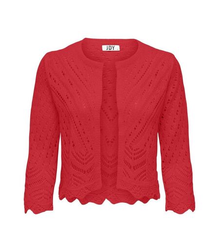Cardigan rouge femmejdy sun 3/4 cropped - s