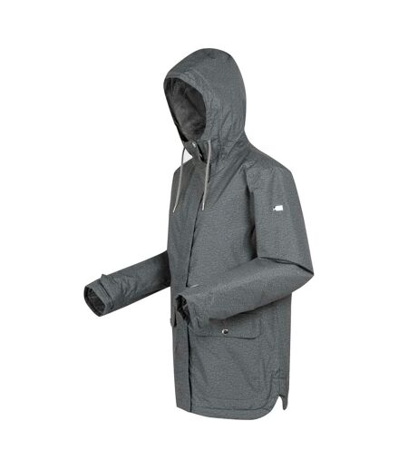 Womens/ladies Broadia Insulated Waterproof Jacket Grey Regatta