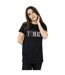 Disney Femmes/Les femmes - T-shirt en coton Boyfriend Tinker Bell Collegiate Tink (Noir) - UTBI46505-2