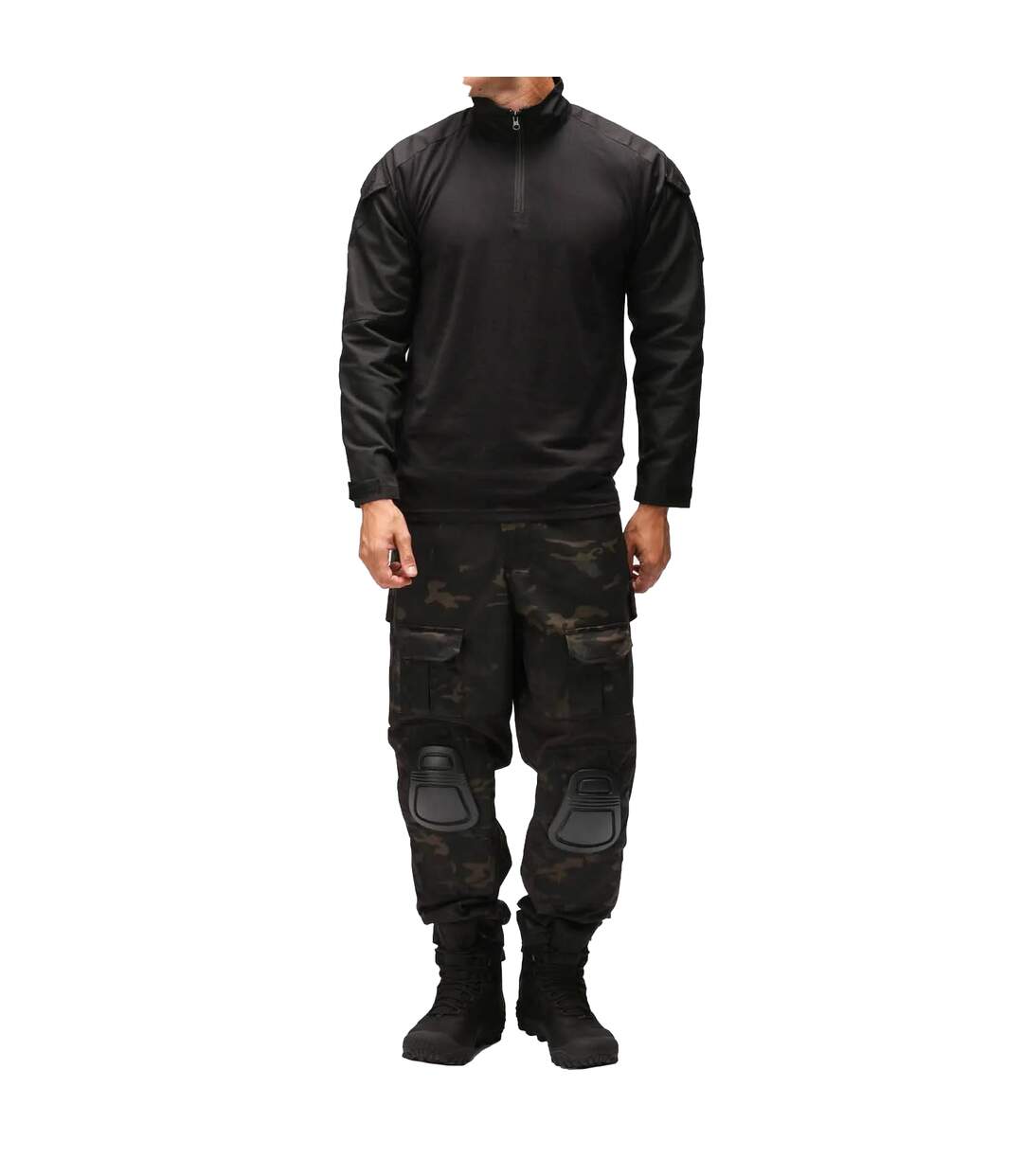 Chemise Manches Longues Special Ops Homme Noir Viper-1