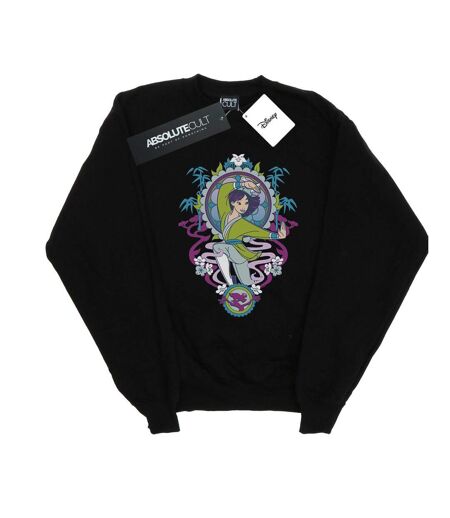 Disney - Sweat MULAN ORNAMENTAL - Femme (Noir) - UTBI13761