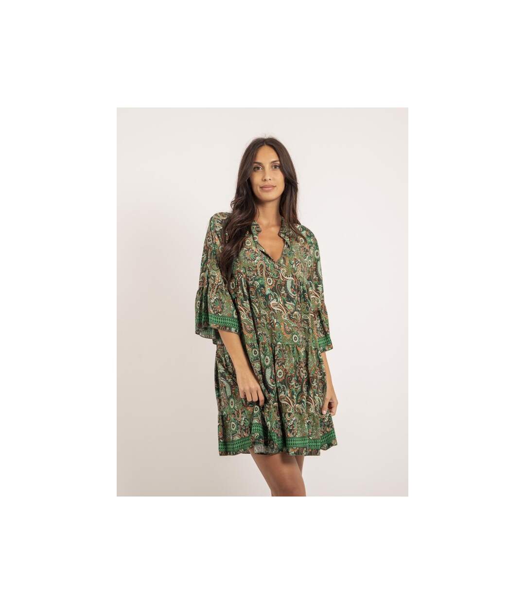 Robe courte motifs IMOSTA - Dona X Lisa-1