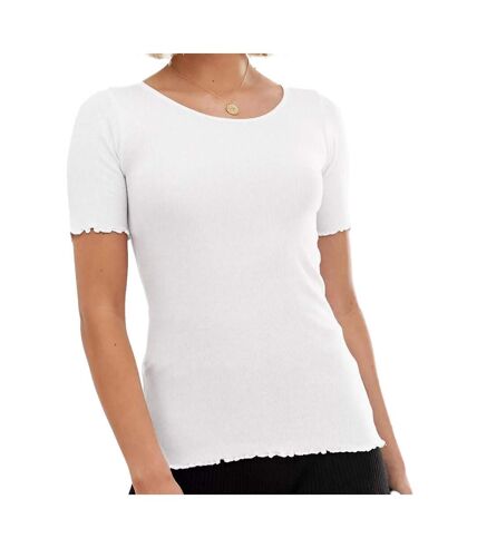 T-shirt Blanc Femme Brave Soul Lovely - 52