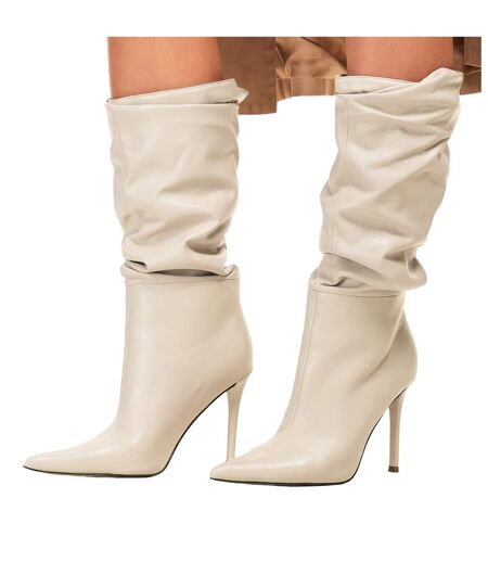 Bottines Schmooze Femme Beige Steve Madden