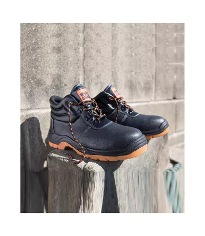 Work Guard Defence Chaussures Montantes De Sécurité Homme Noir Orange Result