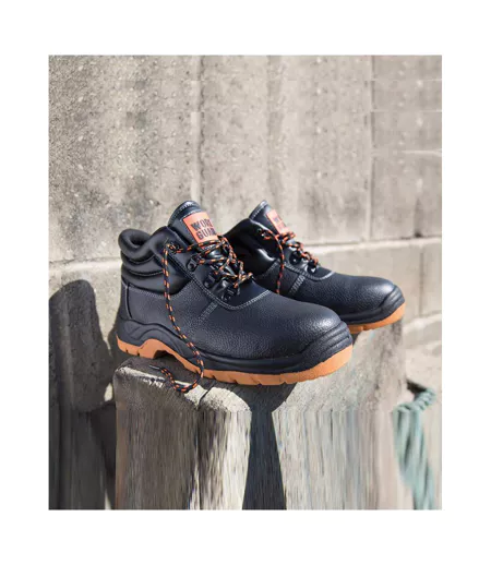 Work Guard Defence Chaussures Montantes De Sécurité Homme Noir Orange Result