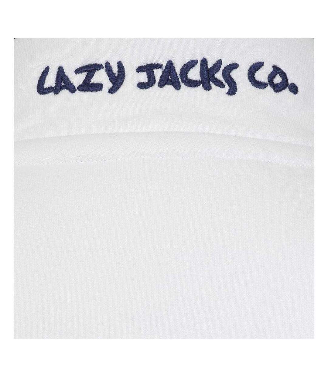 Sweat Femme Blanc Lazy Jacks-4