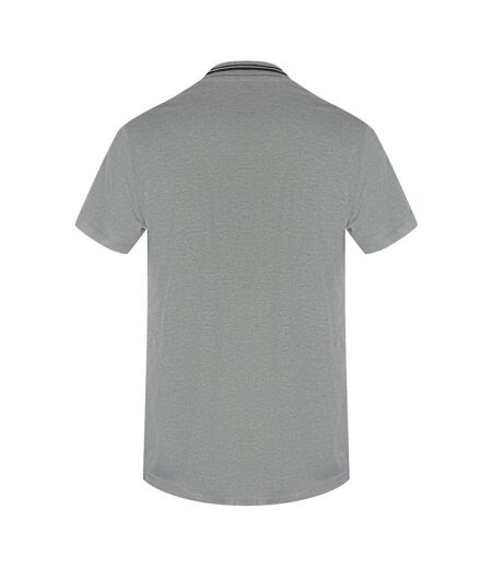 Polo Motif/style Logo Rectangulaire Homme Gris Love Moschino
