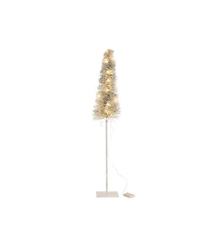 Paris Prix - Statuette Déco Led arbre De Noël 99cm Blanc