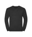 Sweat homme charbon chiné Russell Collection Russell Collection