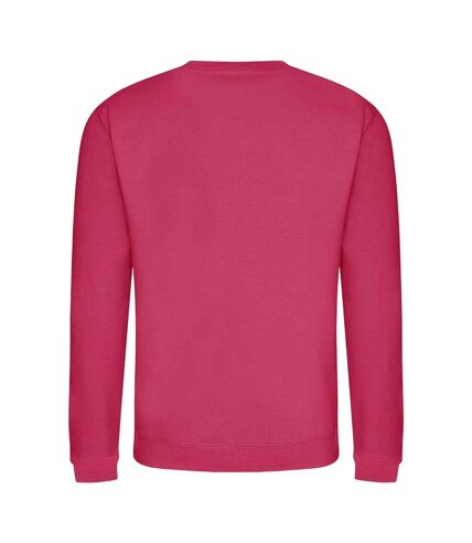 Sweatshirt unisexe rose vif Awdis