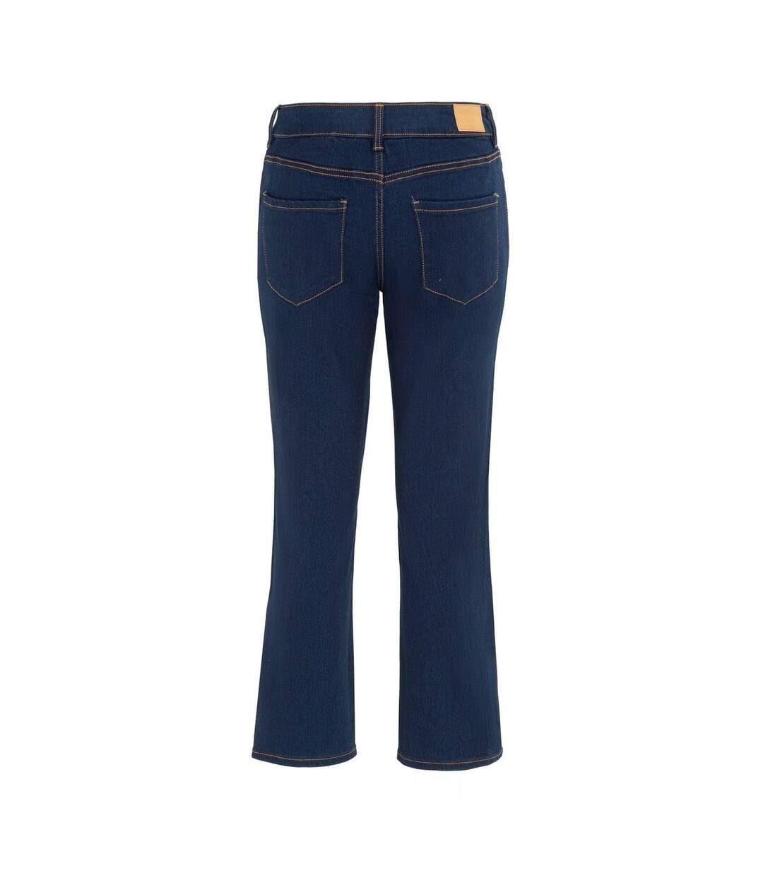 Womens/ladies Plain Slim Jeans Navy Firetrap-2