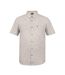 Chemise Manches Courtes Motif/style Texturé Homme Blanc Gelert-1