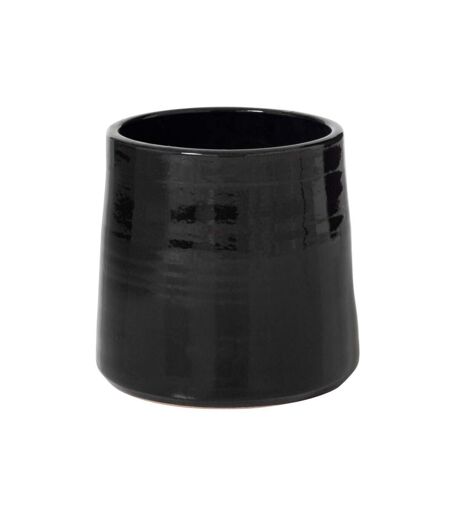Paris Prix - Cache Pot En Céramique tolga 24cm Noir
